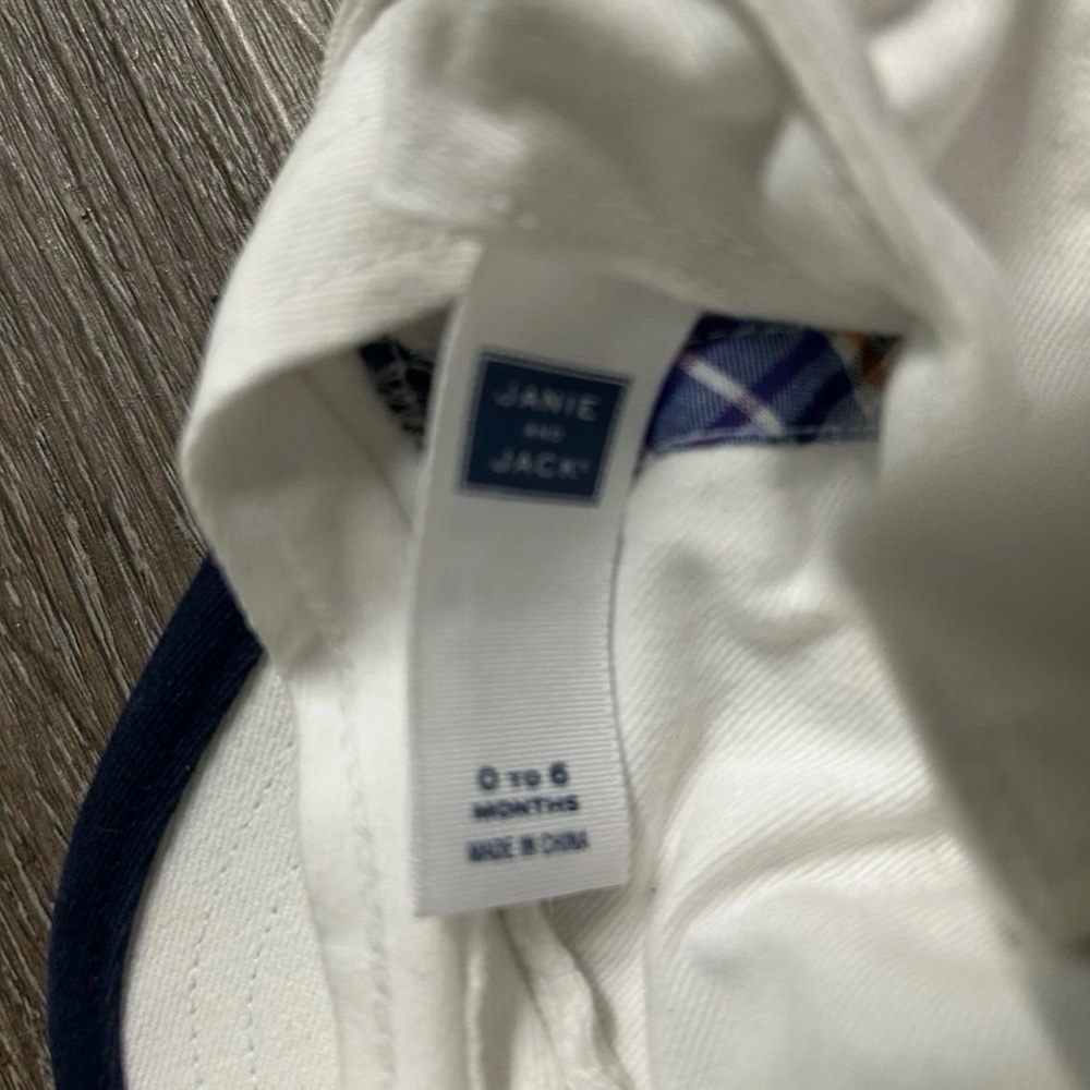 Janie & Jack Infant Baby Baseball Hat Size 0-6 Months - Picture 3 of 3